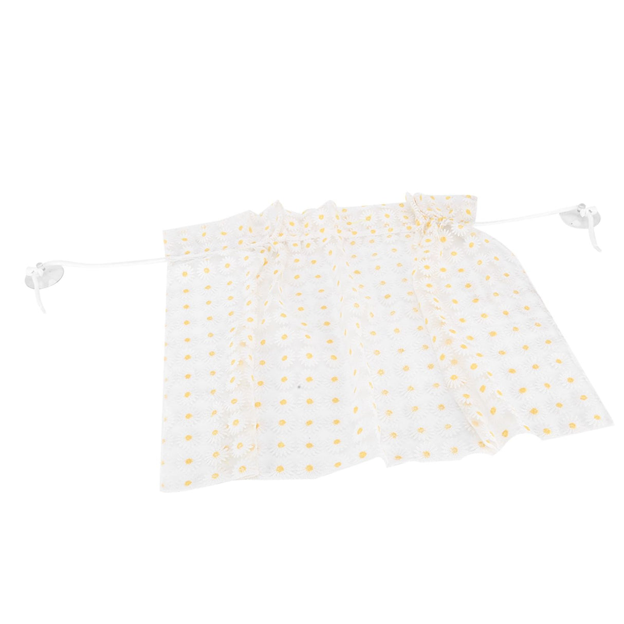 Daisy Car Curtain Lace Detachable Petal Embroidery Tulle Car Curtain Car Decorative Curtain