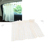 Daisy Car Curtain Lace Detachable Petal Embroidery Tulle Car Curtain Car Decorative Curtain - Extra Image
