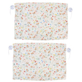 2PCS Simple Style Sunshade Curtain Adjustable Car Side Window Curtain Cute Car Curtain with Suction CupType 1