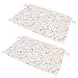 2PCS Simple Style Sunshade Curtain Adjustable Car Side Window Curtain Cute Car Curtain with Suction CupType 1 - Top-Down View