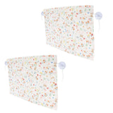 2PCS Simple Style Sunshade Curtain Adjustable Car Side Window Curtain Cute Car Curtain with Suction CupType 1