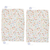 2PCS Simple Style Sunshade Curtain Adjustable Car Side Window Curtain Cute Car Curtain with Suction CupType 1 - Low Angle