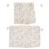 2PCS Simple Style Sunshade Curtain Adjustable Car Side Window Curtain Cute Car Curtain with Suction CupType 1 - Extra Image