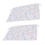 2PCS Simple Style Sunshade Curtain Adjustable Car Side Window Curtain Cute Car Curtain with Suction CupType 2