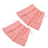 2Pcs Grid Design Anti Ultraviolet Car Curtain Side Car Window Sun Shade with Suction CupRed Grid - Extra Image