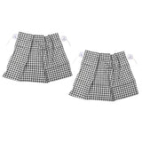 2Pcs Grid Design Anti Ultraviolet Car Curtain Side Car Window Sun Shade with Suction CupBlack Grid