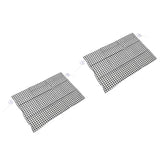2Pcs Grid Design Anti Ultraviolet Car Curtain Side Car Window Sun Shade with Suction CupBlack Grid - 45-Degree Angle