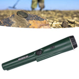 Metal Detector Professional Portable Waterproof Handheld Metal Detector with LED LightMilitary Green - Extra Image