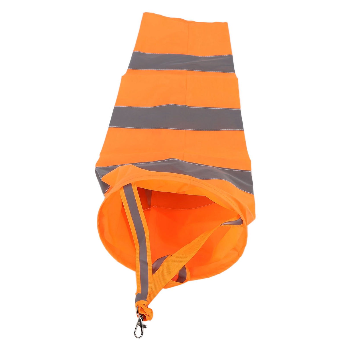Reflective Weather Windsock Wind Direction Indicator for Outdoor Airport Farm Garden Parks Orange100CM