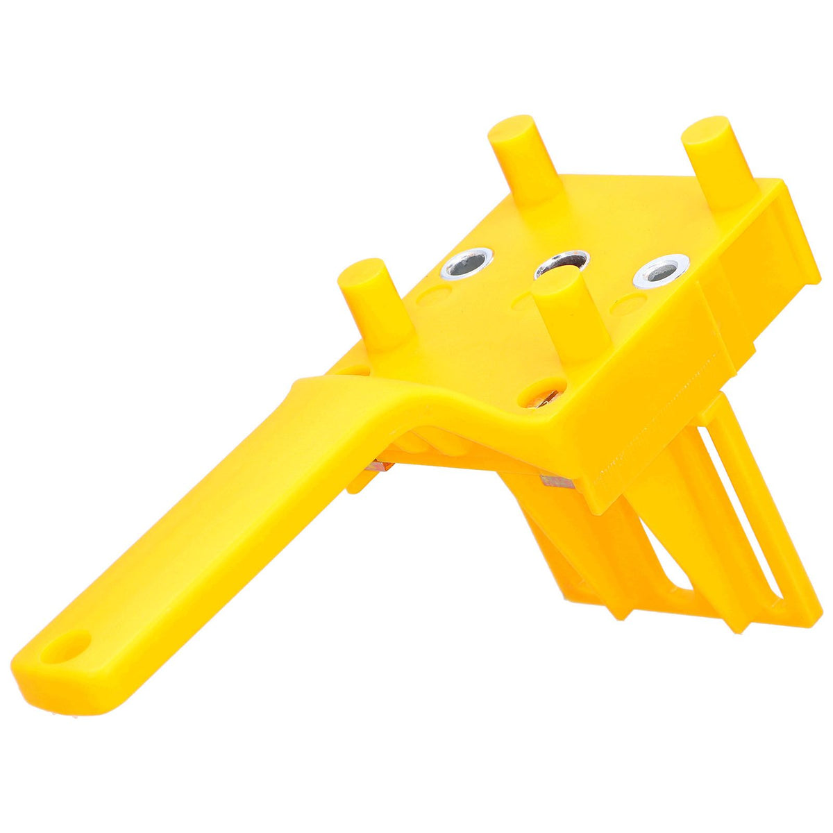 41Pcs Dowel Jig Kit Adjustable MultiFunctional Durable HighAccuracy Drill Jig for Straight Holes for Woodworking(Yellow )