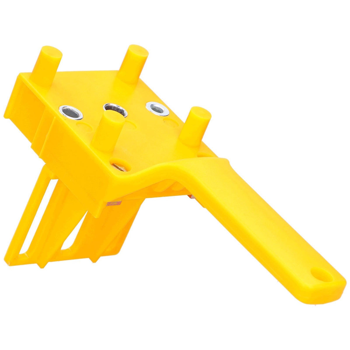 41Pcs Dowel Jig Kit Adjustable MultiFunctional Durable HighAccuracy Drill Jig for Straight Holes for Woodworking(Yellow )