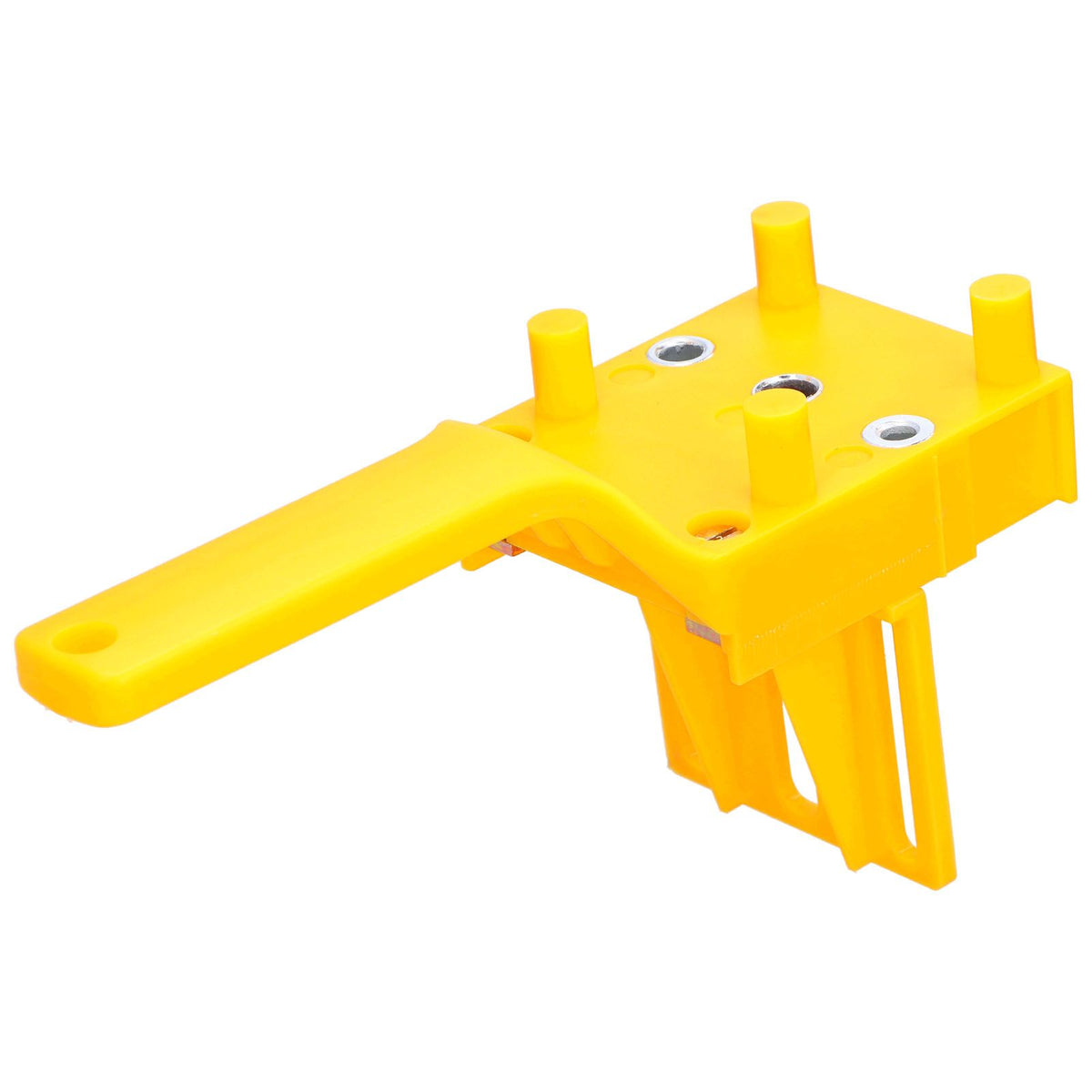41Pcs Dowel Jig Kit Adjustable MultiFunctional Durable HighAccuracy Drill Jig for Straight Holes for Woodworking(Yellow )
