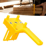 41Pcs Dowel Jig Kit Adjustable MultiFunctional Durable HighAccuracy Drill Jig for Straight Holes for Woodworking(Yellow )