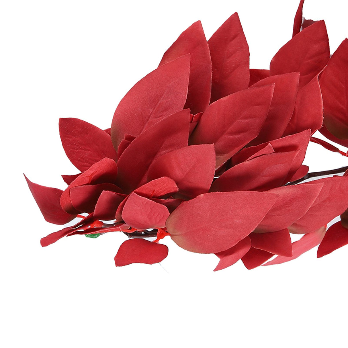 Artificial Reptile Plants Lifelike Plastic Plant Hanging Leaves Decoration with Suction Cup for Reptiles Terrarium Fish TankT-1033A4