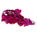 Artificial Reptile Plants Lifelike Plastic Plant Hanging Leaves Decoration with Suction Cup for Reptiles Terrarium Fish TankT-1034J1 - 45-Degree Angle