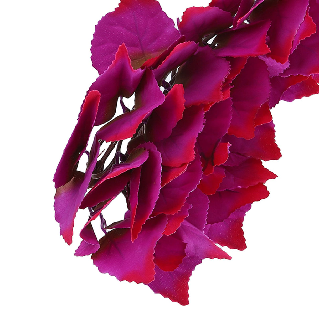 Artificial Reptile Plants Lifelike Plastic Plant Hanging Leaves Decoration with Suction Cup for Reptiles Terrarium Fish TankT-1034J1