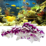 Artificial Reptile Plants Lifelike Plastic Plant Hanging Leaves Decoration with Suction Cup for Reptiles Terrarium Fish TankT-1034Q - Extra Image