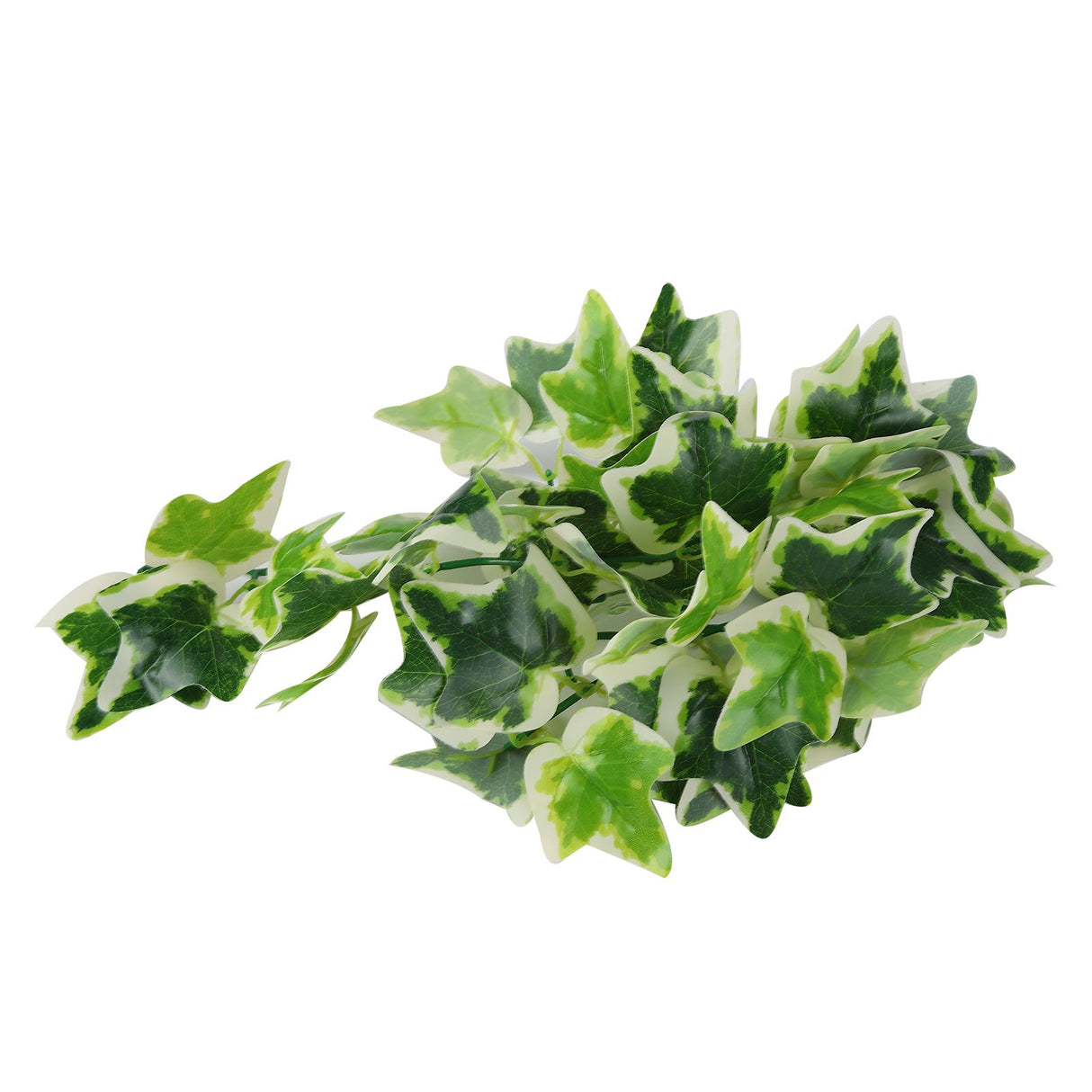 Artificial Reptile Plants Lifelike Plastic Plant Hanging Leaves Decoration with Suction Cup for Reptiles Terrarium Fish TankStar Leaf Vine