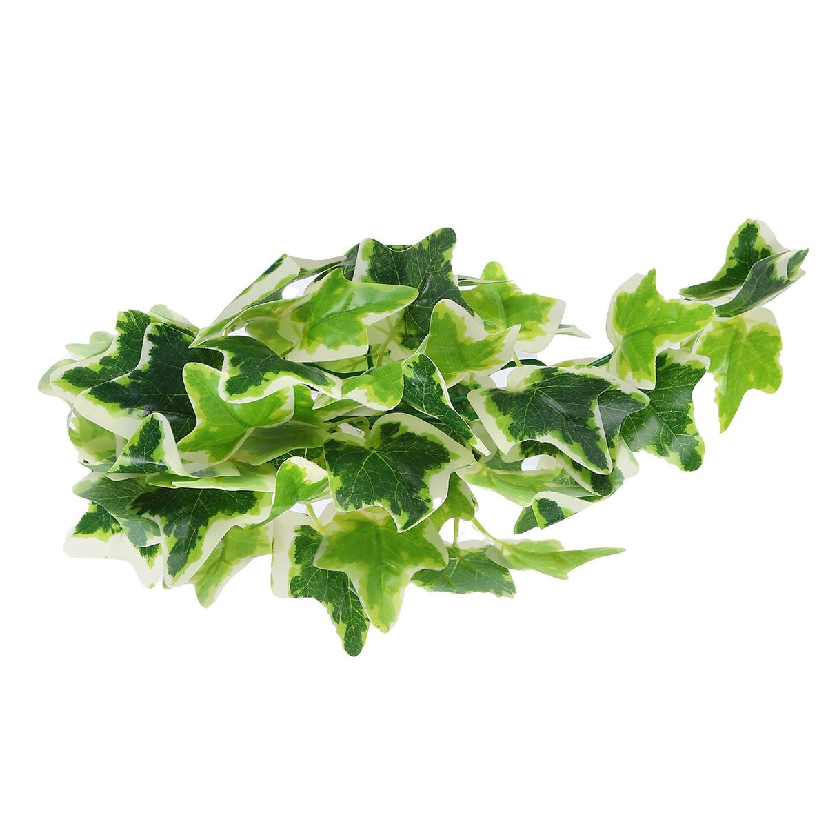 Artificial Reptile Plants Lifelike Plastic Plant Hanging Leaves Decoration with Suction Cup for Reptiles Terrarium Fish TankStar Leaf Vine