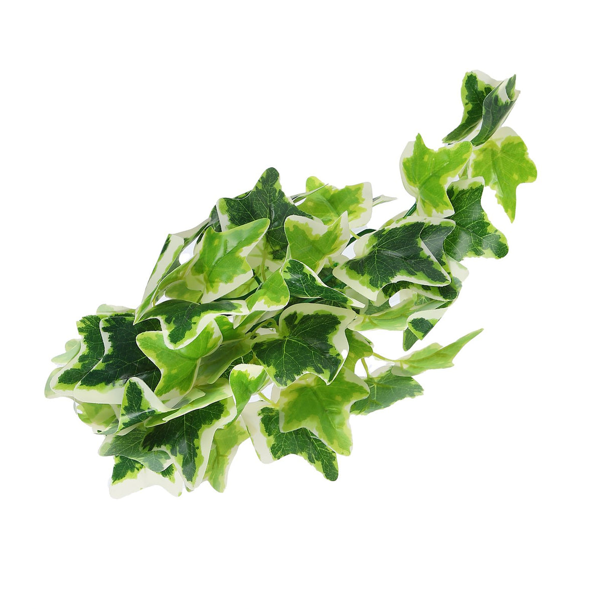 Artificial Reptile Plants Lifelike Plastic Plant Hanging Leaves Decoration with Suction Cup for Reptiles Terrarium Fish TankStar Leaf Vine
