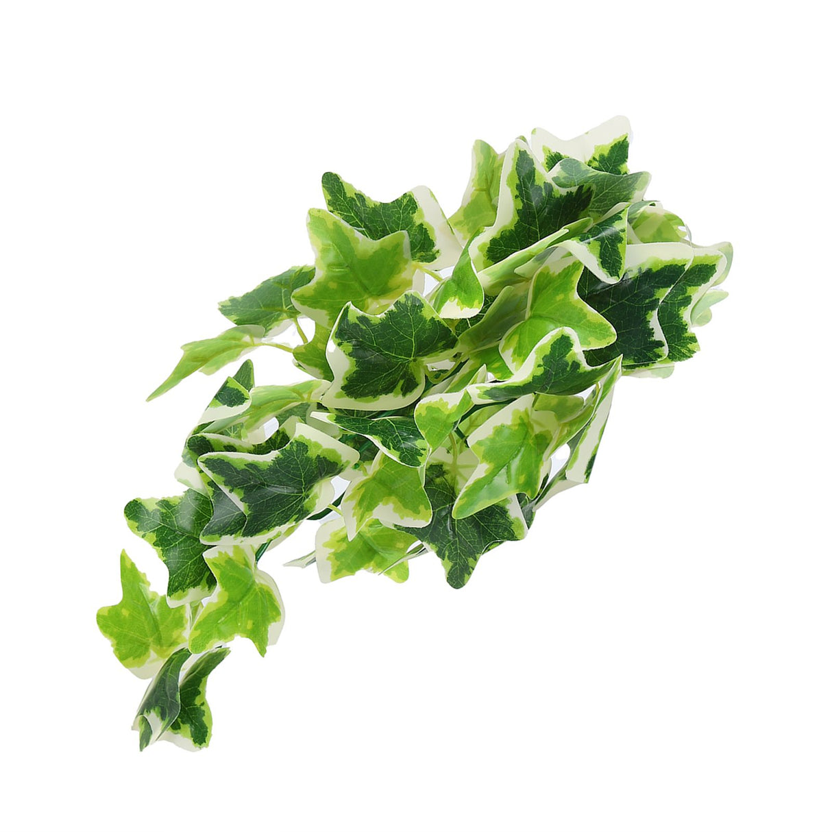 Artificial Reptile Plants Lifelike Plastic Plant Hanging Leaves Decoration with Suction Cup for Reptiles Terrarium Fish TankStar Leaf Vine