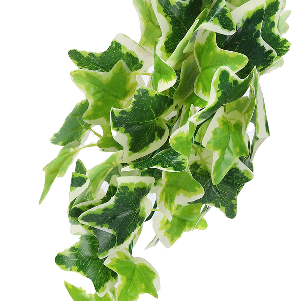 Artificial Reptile Plants Lifelike Plastic Plant Hanging Leaves Decoration with Suction Cup for Reptiles Terrarium Fish TankStar Leaf Vine