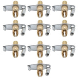 10 Pcs Automatic Nipple Drinker Feeder Poultry Watering System Supplies for Rabbits Rodents Rat - Top-Down View