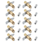 10 Pcs Automatic Nipple Drinker Feeder Poultry Watering System Supplies for Rabbits Rodents Rat