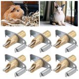 10 Pcs Automatic Nipple Drinker Feeder Poultry Watering System Supplies for Rabbits Rodents Rat - Extra Image