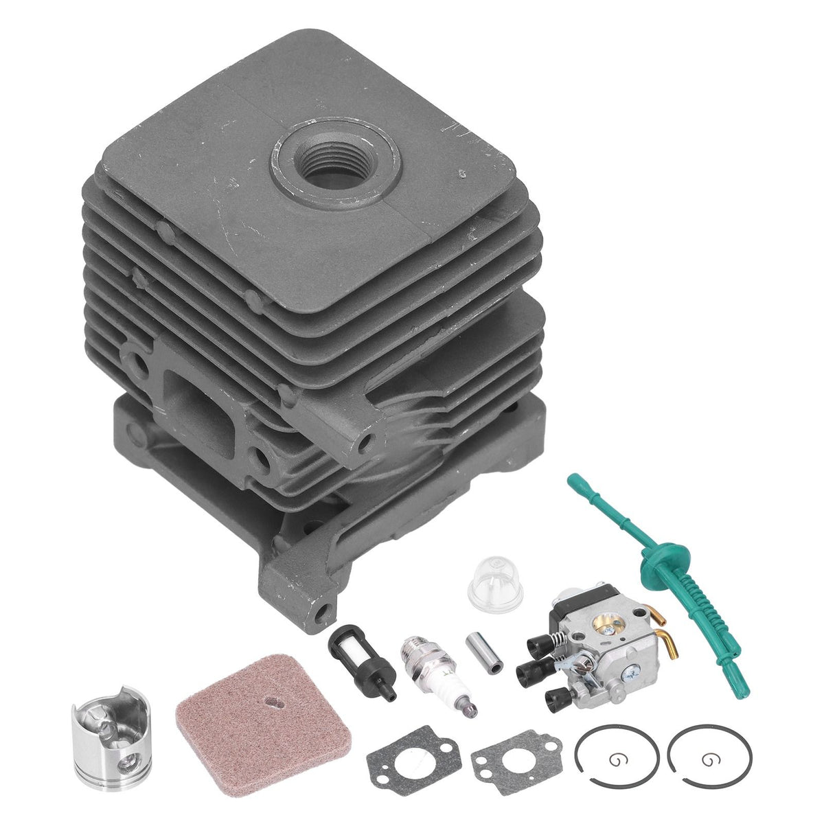 34mm Cylinder Piston Carburetor Wear Resistant Air Filter Repair Kit 4140 020 1202 Fit for Stihl FS55 FS45 FS38