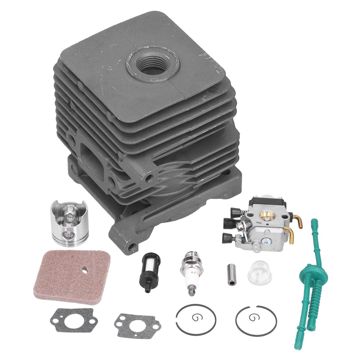 34mm Cylinder Piston Carburetor Wear Resistant Air Filter Repair Kit 4140 020 1202 Fit for Stihl FS55 FS45 FS38