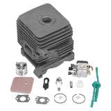 34mm Cylinder Piston Carburetor Wear Resistant Air Filter Repair Kit 4140 020 1202 Fit for Stihl FS55 FS45 FS38 - Rear View