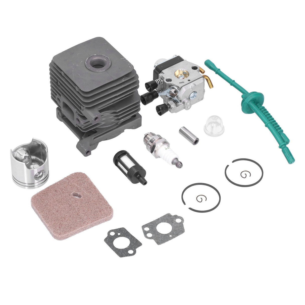 34mm Cylinder Piston Carburetor Wear Resistant Air Filter Repair Kit 4140 020 1202 Fit for Stihl FS55 FS45 FS38