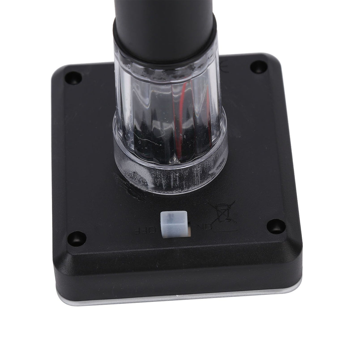 2Pcs Mole Repellent LED Ultrasonic Solar Powered Safe Portable Sturdy Durable Vole Repeller for Hotel Villa Garden