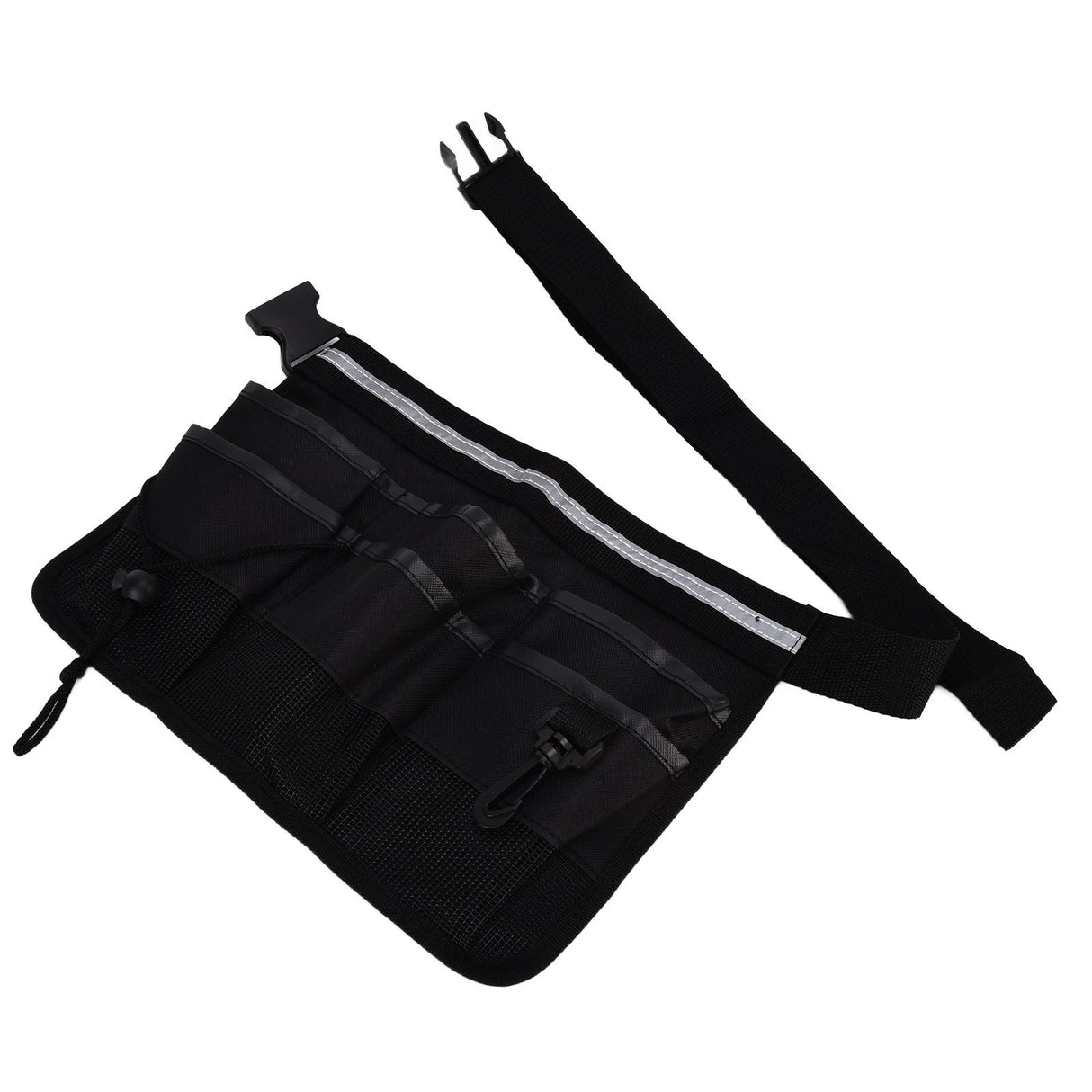 Garden Tool Pocket Adjustable Portable Multi Pocket Design Tool Storage Bag for Storage Tools ItemsBlack