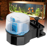 Automatic Fish Feeder Timed Flexible Convenient Clean Easy Installation Fish Tank Food DispenserBlue - Extra Image