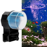 Automatic Fish Feeder Timed Flexible Convenient Clean Easy Installation Fish Tank Food DispenserBlue