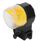 Automatic Fish Feeder Timed Flexible Convenient Clean Easy Installation Fish Tank Food DispenserYellow - 45-Degree Angle