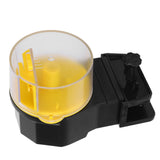Automatic Fish Feeder Timed Flexible Convenient Clean Easy Installation Fish Tank Food DispenserYellow - Close-Up Angle