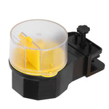 Automatic Fish Feeder Timed Flexible Convenient Clean Easy Installation Fish Tank Food DispenserYellow - Low Angle