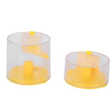 Automatic Fish Feeder Timed Flexible Convenient Clean Easy Installation Fish Tank Food DispenserYellow - Extra Image