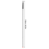 5Pcs Pool Pole Easily Connect Store Adjustable Sturdy Durable Swimming Pool Extension Pole for Cleaning PoolBlack - Extra Image