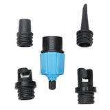 Inflatable SUP Pump Adaptor Portable Multifunctional Air Valve Converter for Paddle Boards Canoes Rubber BoatsBlue