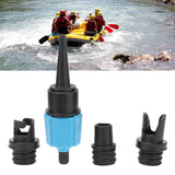 Inflatable SUP Pump Adaptor Portable Multifunctional Air Valve Converter for Paddle Boards Canoes Rubber BoatsBlue