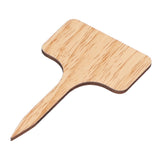 50PCS Bamboo Plant Labels T Type Wooden Plant Sign for Seed Potted Herbs Flowers Vegetables - Extra Image