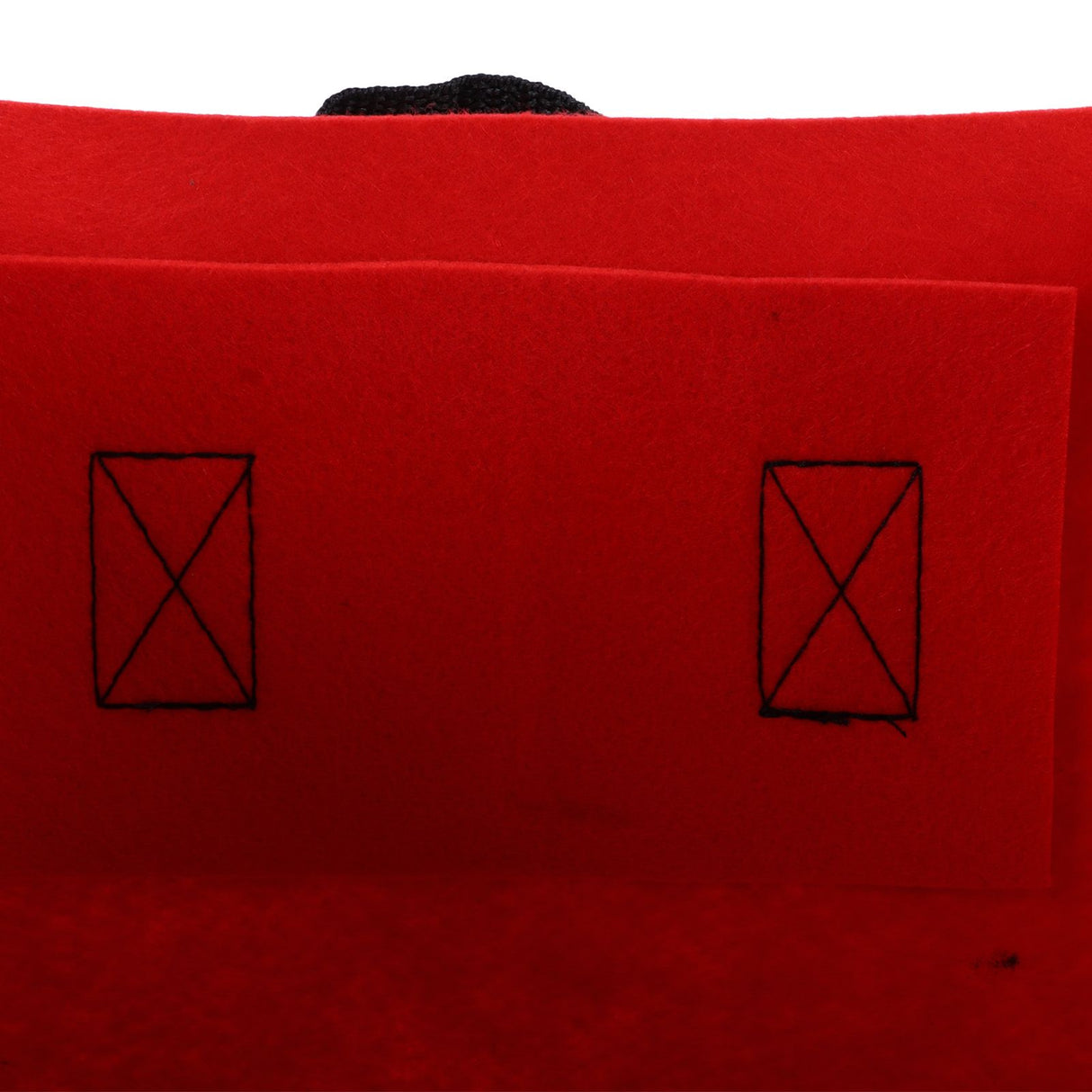 3PCS Thicken Non Woven Vegetable Planting Seedling Grow Bags Garden Planter Bed with HandleRose Red 60x30x20cm