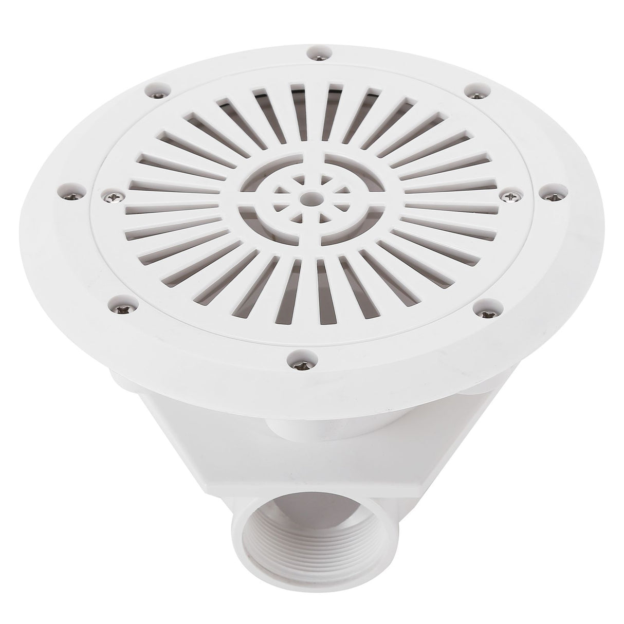 Pool Main Drain Floor Drain High Durability Cleanable Sturdy Floor Drain for Plastic Film Pools Hot Springs