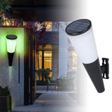 Solar Wall Lamp Warm White RGB Cordless Safe Modern Design Sturdy Durable Outdoor Lamp for Garden Garage BackyardRGB