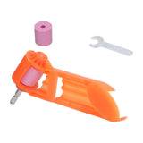 Drill Bit Sharpener Corundum Grinding Wheel Portable Sharpening Tool for Grinding Iron Drill Bits