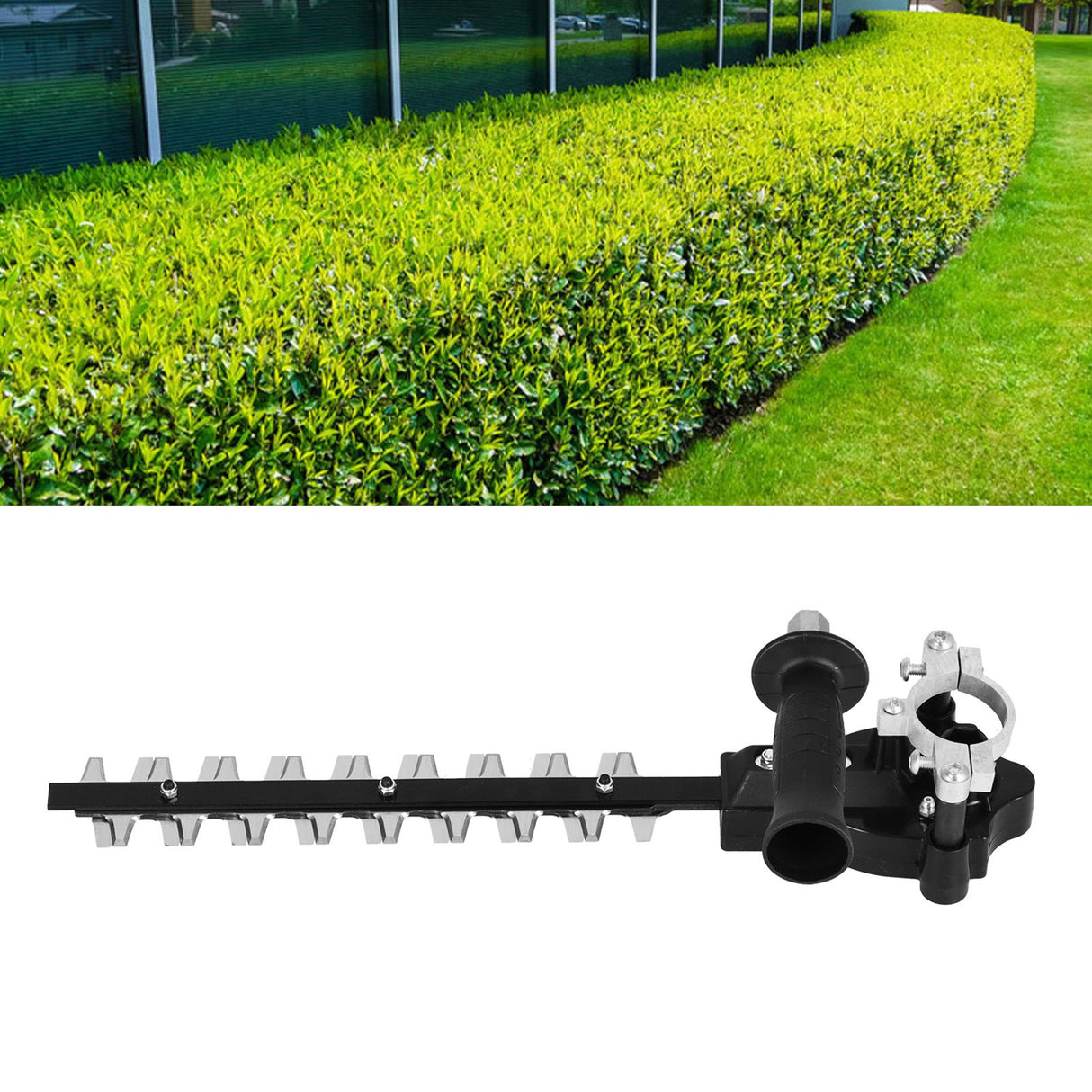 Dual Blades Hedge Trimmer Garden Handheld Electric Hedge Trimming Machine for M14 M10 Angle Grinder